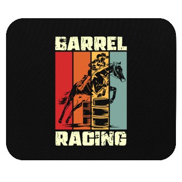 Discover Retro Barrel Racing Gifts Mouse Pads