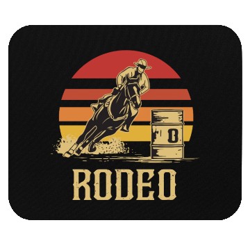 Discover Retro Barrel Racing Gifts Mouse Pads