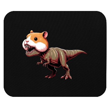 Discover Hamster Dino T-Rex mythical creature fantasy Mouse Pads