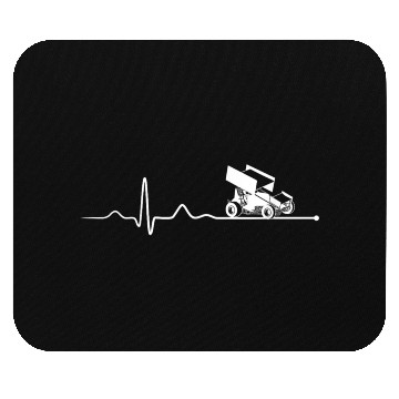 Discover SPRINT CAR RACING Heartbeat Mouse Pads