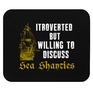 Discover Sailor Meme Pirate Ship Ocean Sailing Mouse Pads