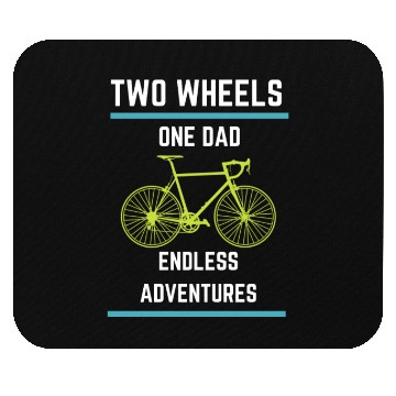 Discover Funny cycliste dad bicycle gift Mouse Pads