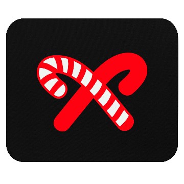 Discover Candy Canes Icon Mouse Pads