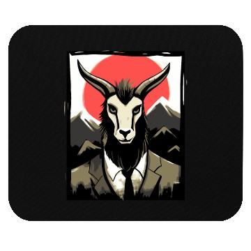 Discover Japan Red Sun: Business Goat Mouse Pads