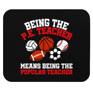 Discover PE Teacher Physical Education Teacher Mouse Pads