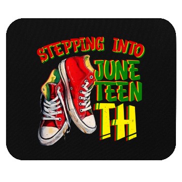 Discover Stepping into Juneteenth Freedom Black History Mouse Pads