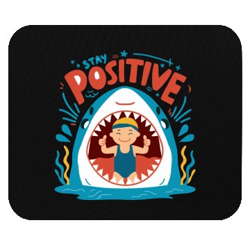 Discover Stay Positive Mouse Pads