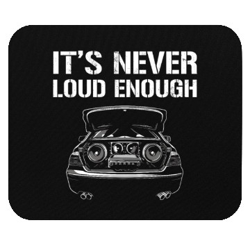 Discover It's Never Loud Enough, technician car audio Mouse Pads