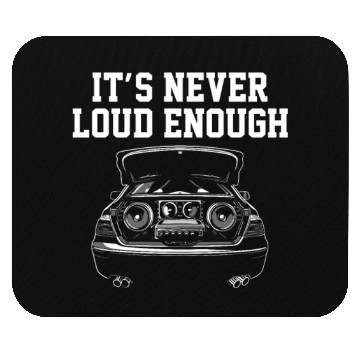 Discover It's Never Loud Enough, technician car audio Mouse Pads