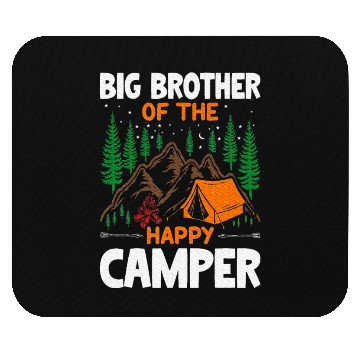 Discover Big Brother of The Happy Camper Hiking Lover Mouse Pads
