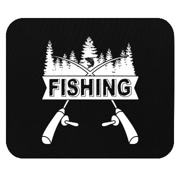 Discover Fishing Fisherman Anlger Fish Mouse Pads