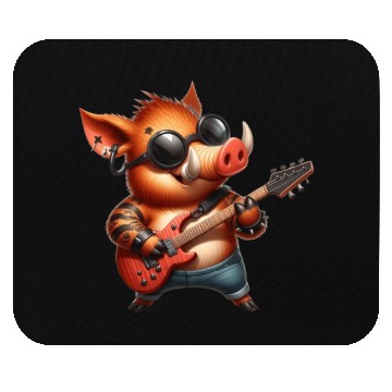 Discover Punk Boar: Rocking Out Mouse Pads