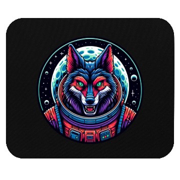 Discover Space wolf alien Mouse Pads