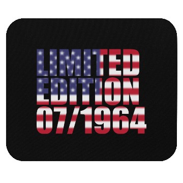 Discover 60th birthday Limited Edition USA 07/1964 Mouse Pads