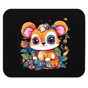 Discover Playful Panda Tree Climber Mouse Pads