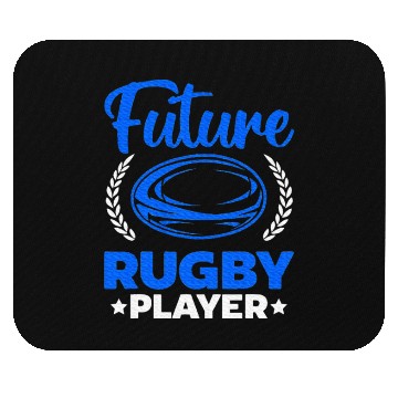Discover Future Rugby Player Newborn Rugby Baby Mouse Pads