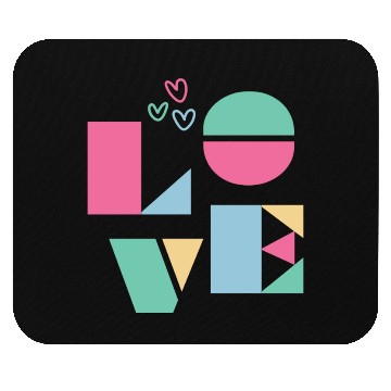 Discover Pastel Love Mouse Pads