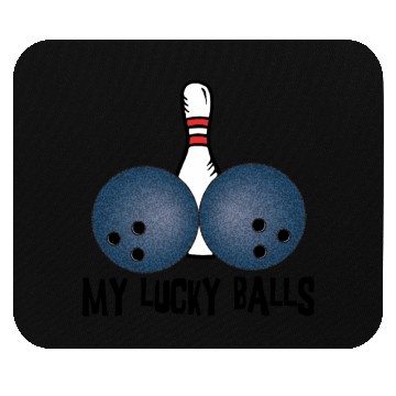 Discover Bowling My Lucky Balls Mouse Pads