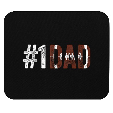 Discover Football Lover Daddy Daughter Mouse Pads