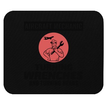 Discover Aircraft Mechanic Aviation Maintenance Technician Mouse Pads
