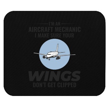 Discover Aircraft Mechanic Aviation Maintenance Technician Mouse Pads