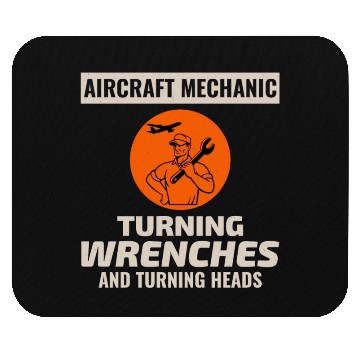 Discover Aircraft Mechanic Aviation Maintenance Technician Mouse Pads