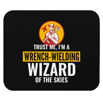 Discover Aircraft Mechanic Aviation Maintenance Technician Mouse Pads