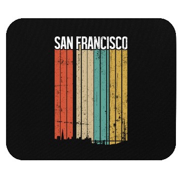 Discover San Francisco Vintage Mouse Pads