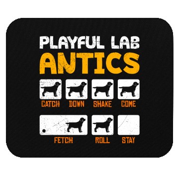 Discover Labrador Owner PLAYFUL LAB ANTICS Funny Mouse Pads