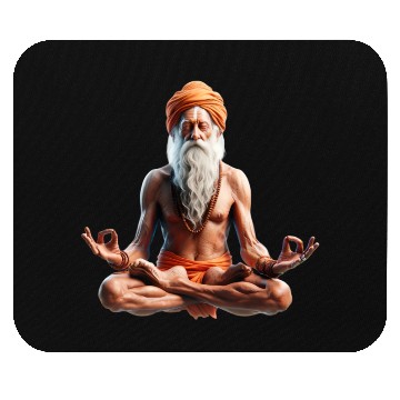 Discover Peaceful Meditation Guru Mouse Pads