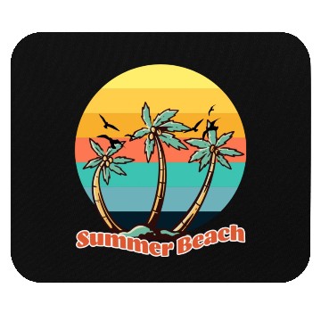 Discover Summer Beach Mouse Pads