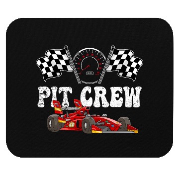 Discover Pit Crew Racing Mouse Pads