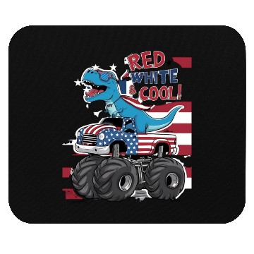 Discover red nand cool 4th July Mouse Pads