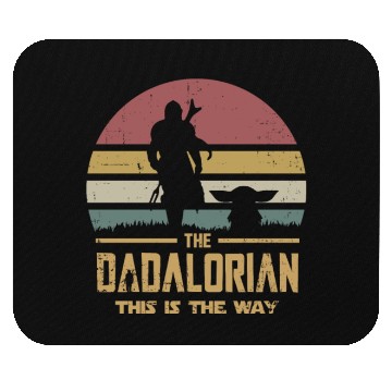 Discover The Dadalorian And Son vintage Mouse Pads
