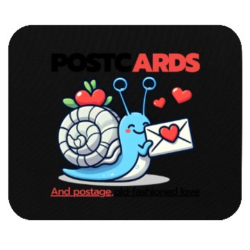 Discover Postcards and postage old-fashioned love Mouse Pads