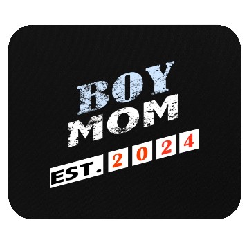 Discover Boy Mom - est. 2024 Mouse Pads