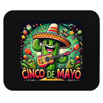 Discover Cinco de Mayo Cactus Mouse Pads