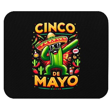 Discover Cinco de Mayo Dancing Cactus Mouse Pads