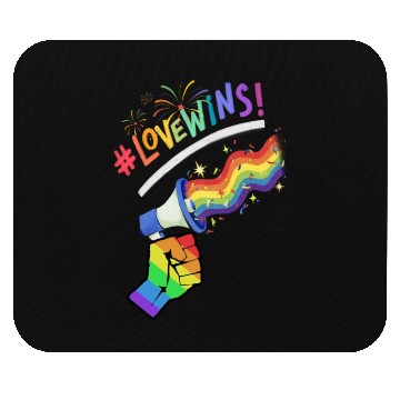Discover Love is Lov | Pride Month | Love Wins Mouse Pads