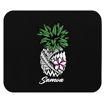 Discover Samoa Mouse Pads Samoan tribal pineapple