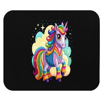 Discover Crochet Rainbow Unicorn Mouse Pads