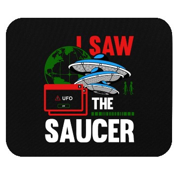 Discover Alien, Aliens, UFO, UAP, Space Unknown Flight Mouse Pads