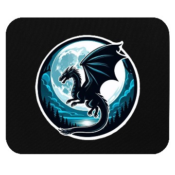 Discover Lunar Dragon’s Flight Mouse Pads