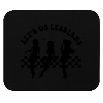 Discover Let's Go Lesbians Subtle Lesbian Mouse Pads