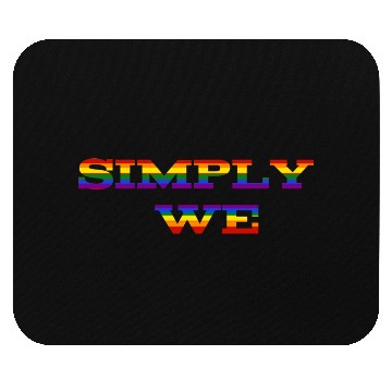Discover Simply We LGBTQ pride month collection Mouse Pads