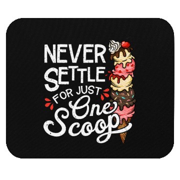 Discover Ice Cream Lover Sweet Tooth Dessert Lover Mouse Pads