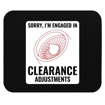 Discover Aircraft Jet Engine Mechanic Aviation Technician Mouse Pads