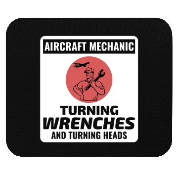 Discover Aircraft Mechanic Aviation Maintenance Technician Mouse Pads
