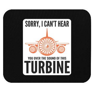 Discover Aircraft Jet Engine Mechanic Aviation Technician Mouse Pads