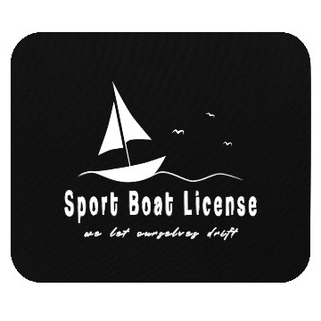 Discover sport boat license drift Mouse Pads